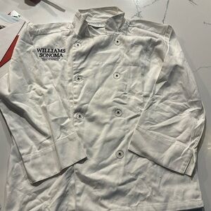 Williams Sonoma Jr Chef Jacket size medium small s/m